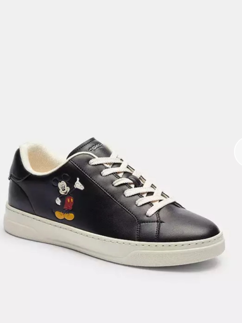 Disney X Coach High Line Sneaker With Mickey Mouse